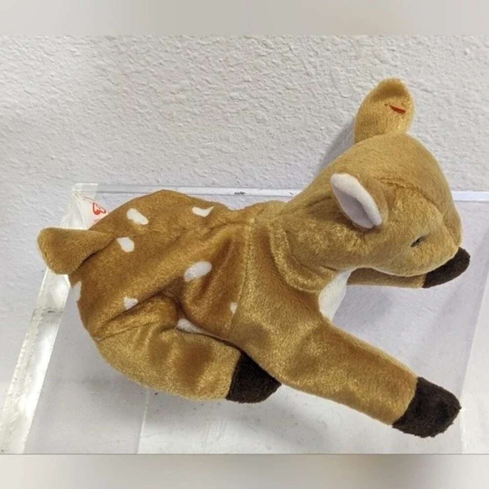 Ty Beanie Babies "Whisper" the Deer, PE Pellets, 1997 - Picture 6 of 12